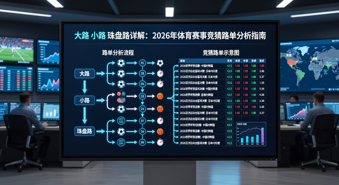 大路 小路 珠盘路：盘口逻辑与投注技巧解析